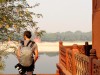 Inde - Agra : Benjamin en mode sac poubelle