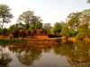 Cambodge - Angkor : Banteay Srei, douves