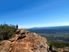 Australie - Flinders Ranges : Benjamin fait l\'andouille au sommet