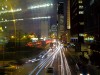 Hong Kong : les passerelles au dessus des rues by night