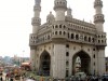 Inde - Hyderabad : Charminar, un arche de la fin du XVI siècle