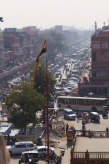 Inde - Jaipur : embouteillages