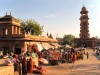Inde - Jodhpur : la place de l'horloge