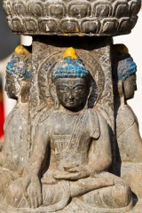 Népal - Katmandou : sculpture