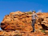Australie - Kings Canyon : Rim walk (Cécile fait l\'andouille)