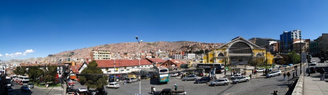 Bolivie - La Paz : gare routière