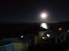 Bolivie - Isla del Sol : vue sur le lever de lune depuis notre chambre