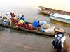Madagascar - Miandrivazo : rivière Mahajilo - embarcadère