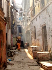 Inde - Varanasi : scène de rue