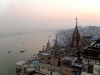 Inde - Varanasi : une des vues depuis notre terrasse