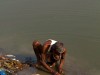 Inde - Varanasi : scène de ghât