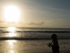 Zanzibar - Matemwe : Charlie admire le sunrise