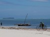 Zanzibar - Matemwe : bike on the beach