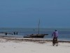 Zanzibar - Matemwe : bike on the beach